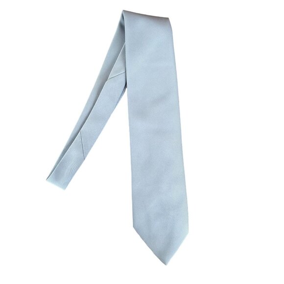 Blue Mens Necktie 3.5" Standard Width Tie - Picture 1 of 5